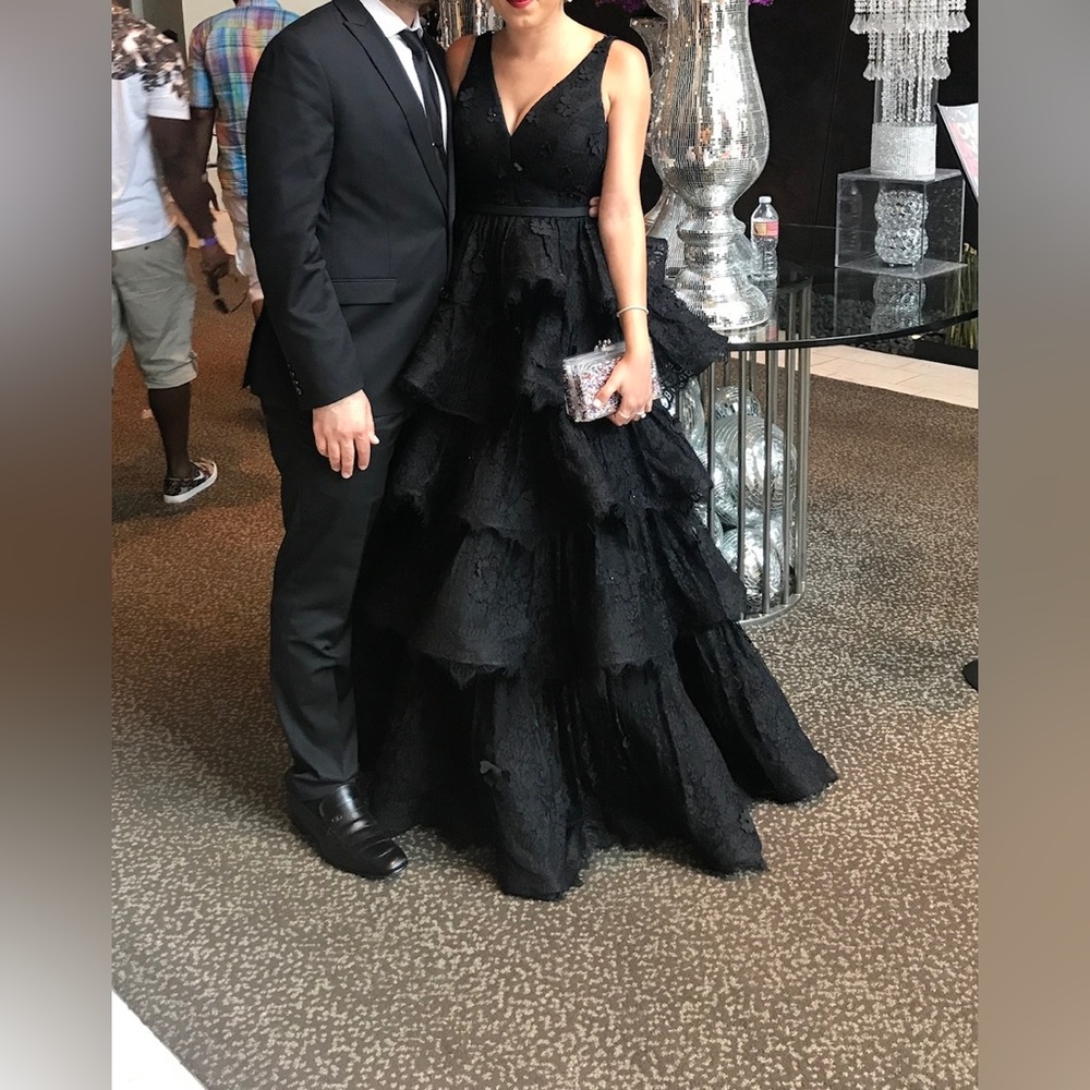 Sherri Hill Black Tie Gown Dress